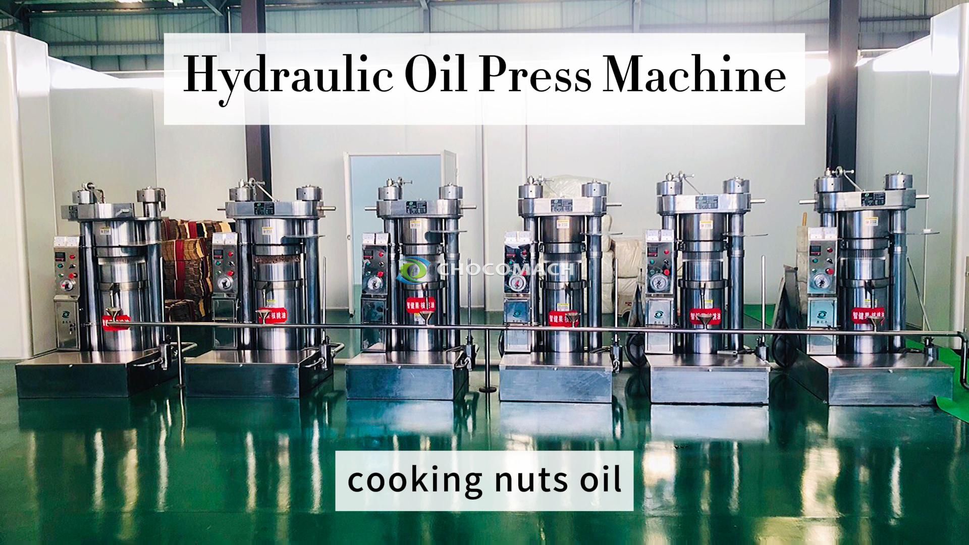 hydraulic oil press user case video