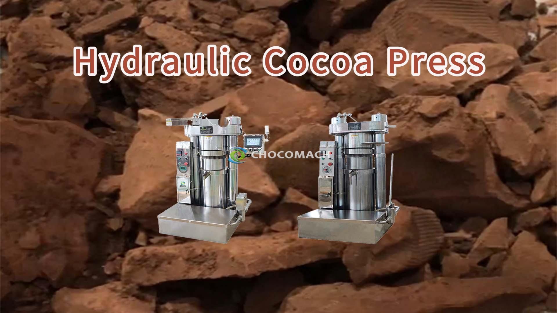 Cocoa Butter Press Machine|Hydraulic Extraction Machine|Oil Expeller，CHOCOMACH