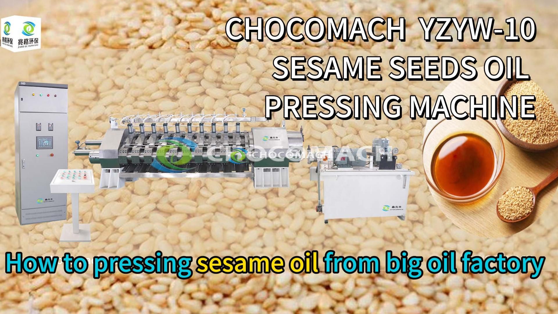 CHOCOMACH Celebrates Successful Trial Run of CHOCOMACH's 10 - POTS Fully - Automatic Horizontal Hydraulic Sesame Oil Press