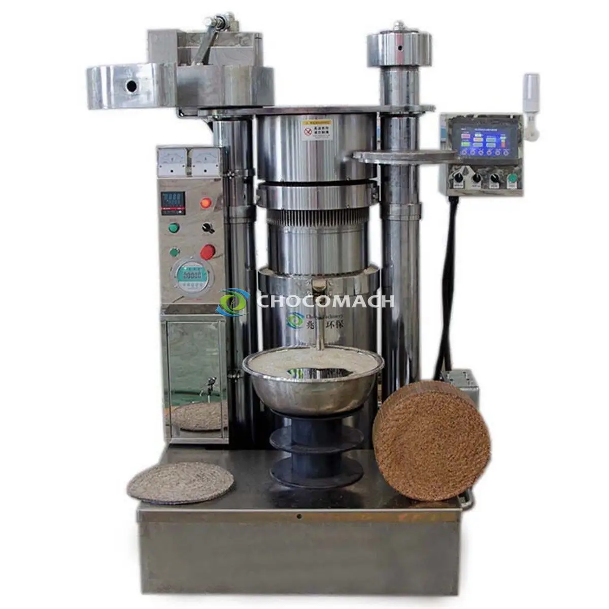 How sesame oil is made by YZL hydraulic oil press
