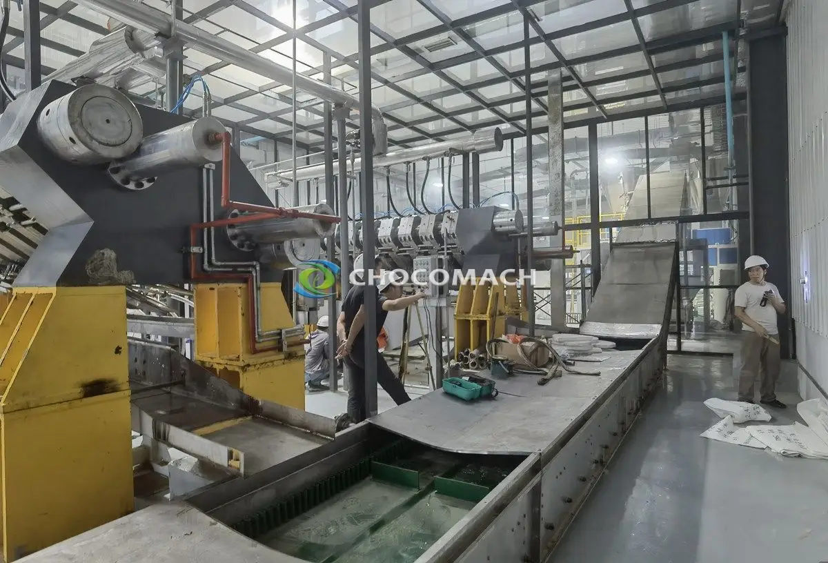 new sludge dewatering integrated hydraulic device from CHOCOMACH