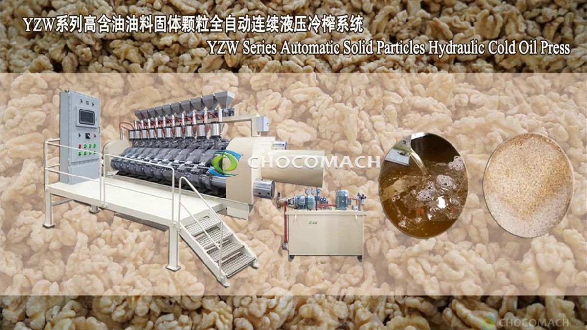 Nut cold hydraulic oil press line YZW