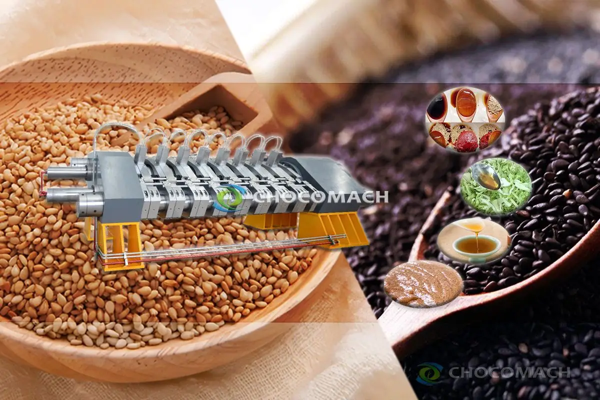 Sesame liquid horizontal automatic hydraulic oil press line YZYW