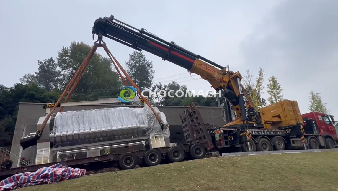Shipment Notice | Industrial Camellia Oleifera Oil Processing Line 5-50TPD Arrives at Project Installation Location